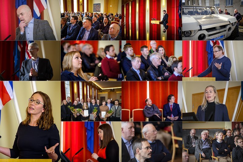 Framfaramál í áliðnaði voru rædd á Nýsköpunarmóti Álklasans og háskólanemar fengu hvatningarviðurken…