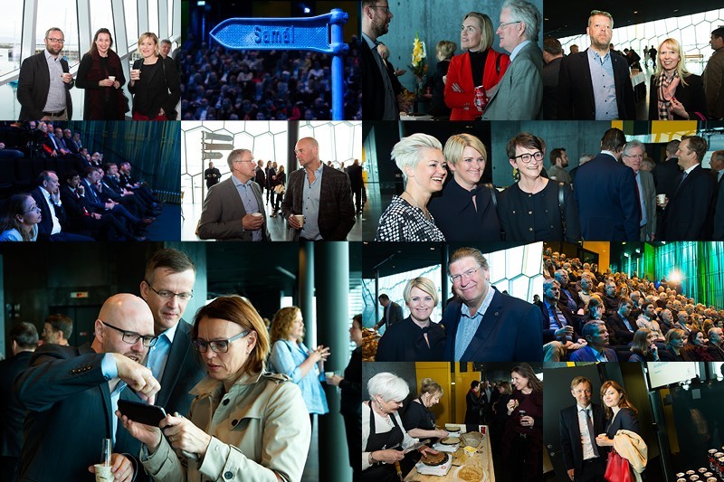 Það var fjölmennt og góðmennt á ársfundi Samáls.