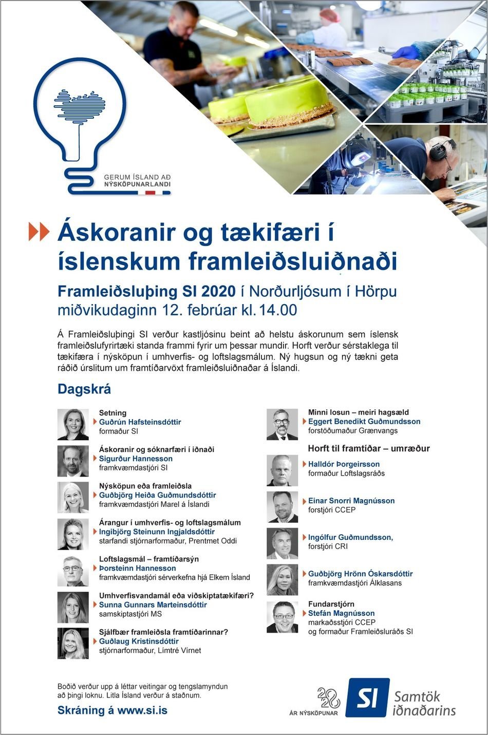 Horft til tækifæra í nýsköpun í umhverfis- og loftslagsmálum á Framleiðsluþingi í Hörpu