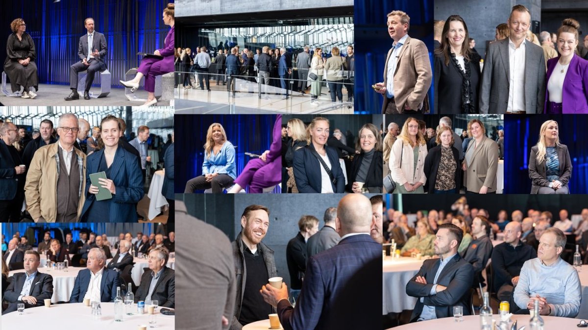 Fjölmenni var á ársfundi Samáls, sem haldinn var í Norðurljósasal Hörpu.